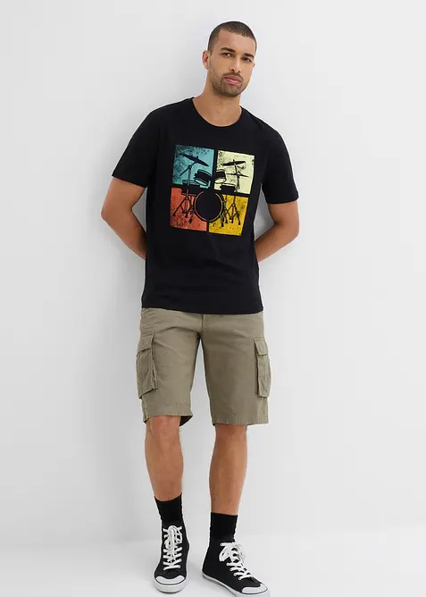 T-skjorte i 100% økologisk bomull, bonprix