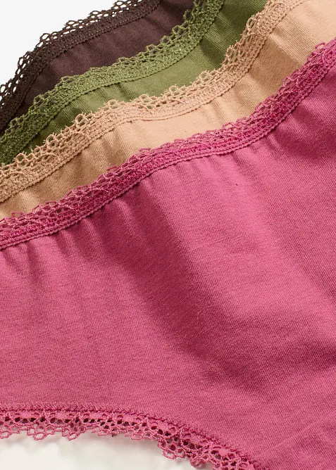 Brasiliansk truse med bomull (5-pack), bonprix