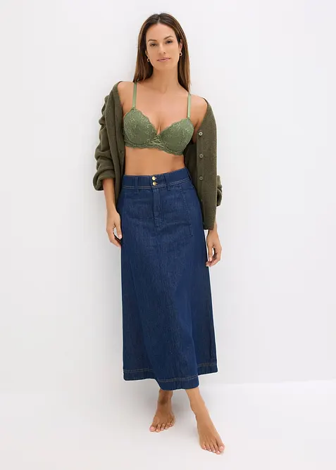 Padded-BH med delikat blonde, bonprix