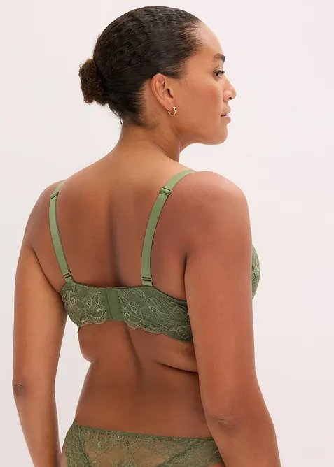 Padded-BH med delikat blonde, bonprix