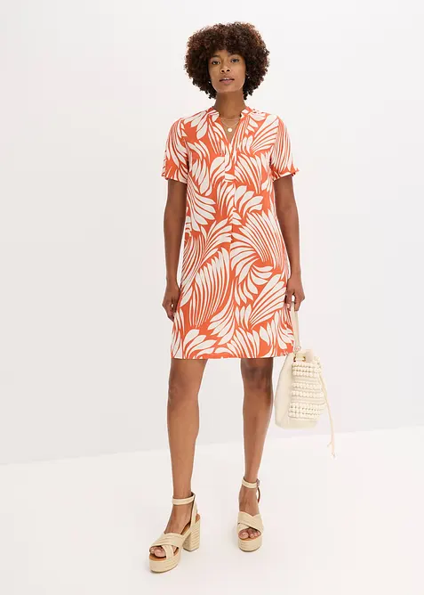 Tunikakjole i lett viskose, bonprix