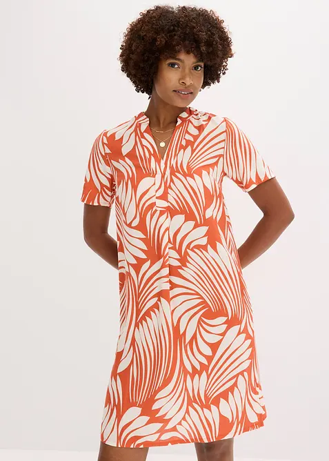 Tunikakjole i lett viskose, bonprix