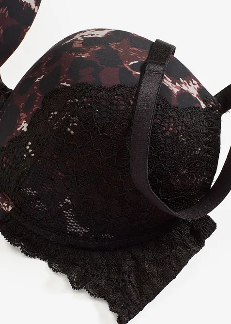 Push up-BH med nydelige blonder, bonprix