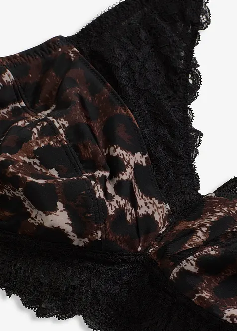 Minimizer-bralette med nydelige blonder, bonprix