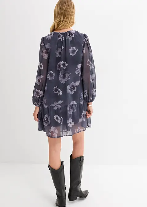 Kort chiffonkjole, bonprix