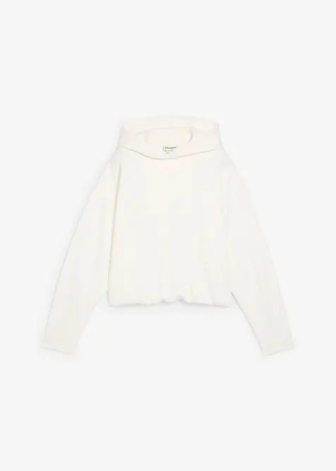 Hettegenser av viskosemiks med lett glans, bonprix