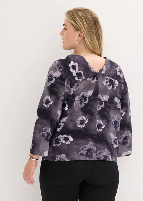 Bluse av strukturert krepp, bonprix