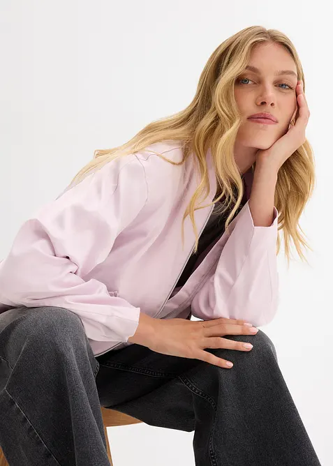 Bomberjakke av viskosemiks med glans, bonprix