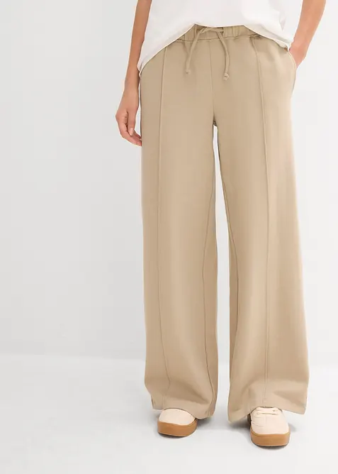 Slip on-bukse av 100% økologisk bomull, bonprix