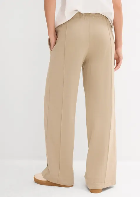 Slip on-bukse av 100% økologisk bomull, bonprix