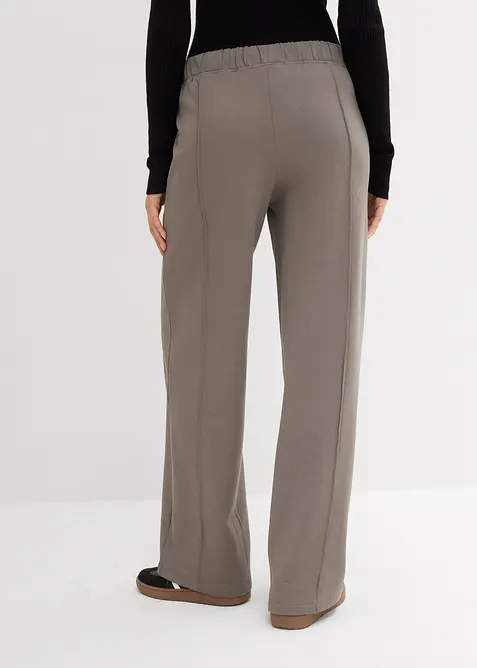 Slip on-bukse av 100% &oslash;kologisk bomull, bonprix