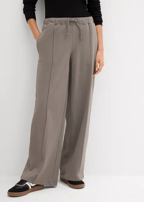 Slip on-bukse av 100% &oslash;kologisk bomull, bonprix