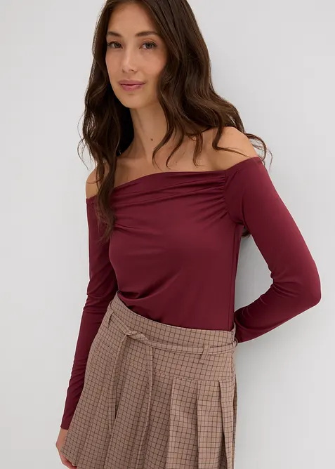 Carmentopp i lett jersey, bonprix