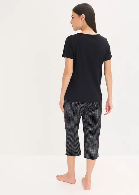 Capri-pyjamas i 100% økologisk bomull, bonprix