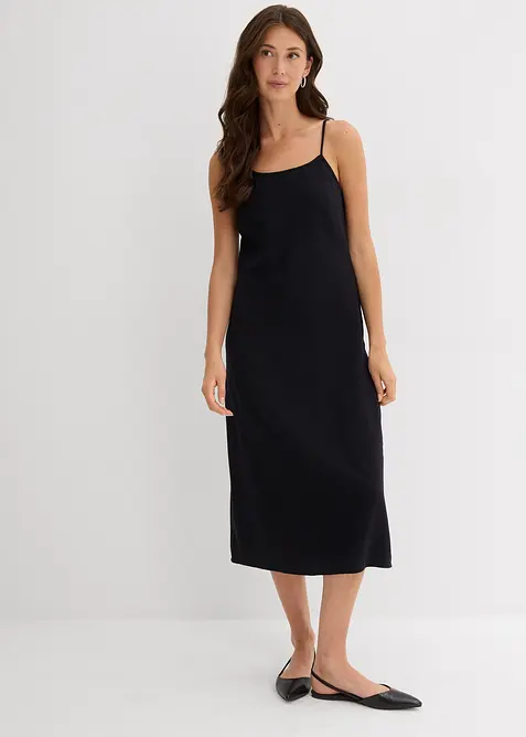 Flanellkjole med stropper av 100% bomull, bonprix