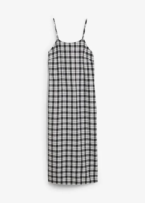 Flanellkjole med stropper av 100% bomull, bonprix