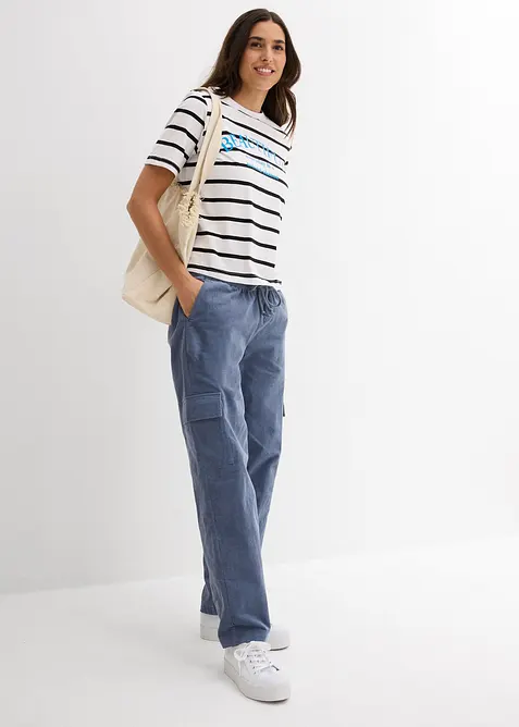 Kordbukse i Barrel-shape, bonprix