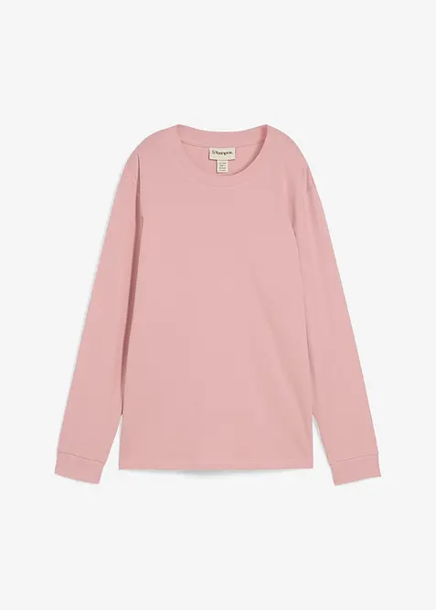 Langermet topp i 100% økologisk bomull, bonprix