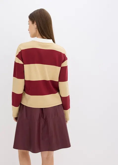 Poloskjorte i 100% økologisk bomull, bonprix