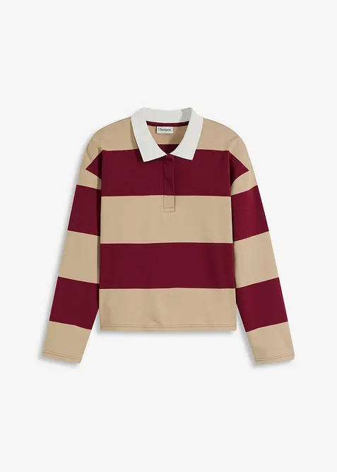 Poloskjorte i 100% økologisk bomull, bonprix