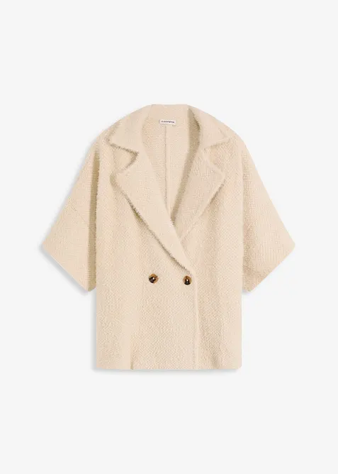 Cardigan med fjærgarn, bonprix