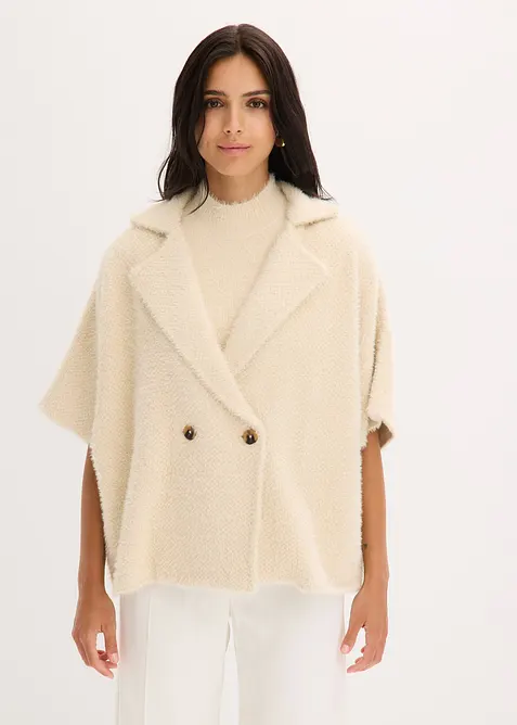 Cardigan med fjærgarn, bonprix