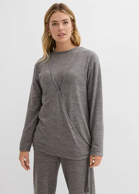 Cardigan i omslagsmodell, bonprix