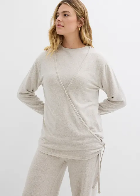 Cardigan i omslagsmodell, bonprix