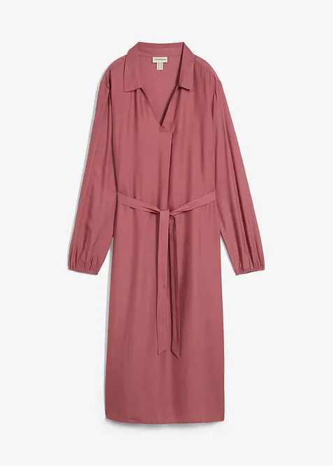 Midikjole i lett viskose, bonprix