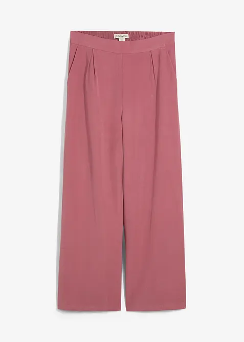 Ankellange bukser av myk viskosemiks, bonprix