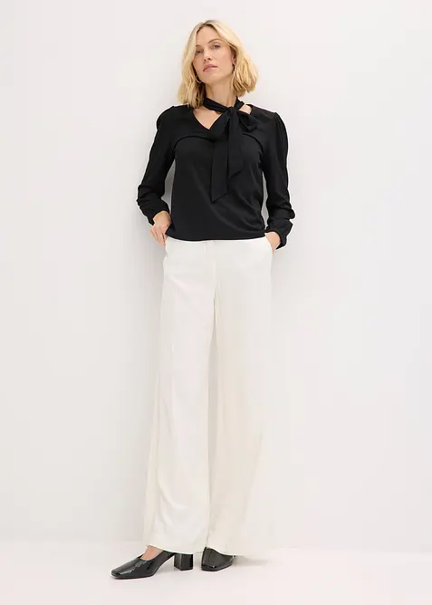 Stukturtopp med avtagbar sløyfe, bonprix