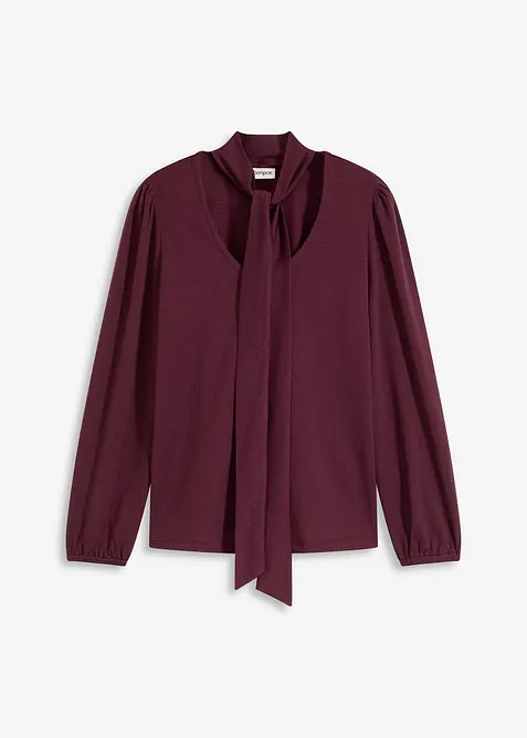 Stukturtopp med avtagbar sløyfe, bonprix