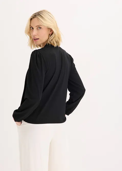 Stukturtopp med avtagbar sløyfe, bonprix