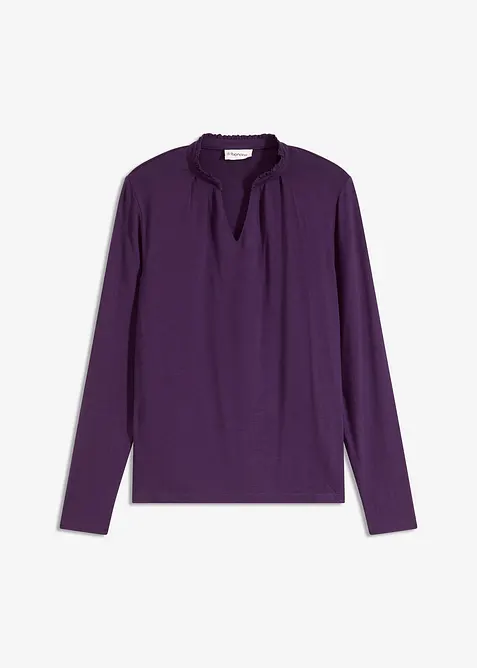 Topp med st&aring;krage, bonprix