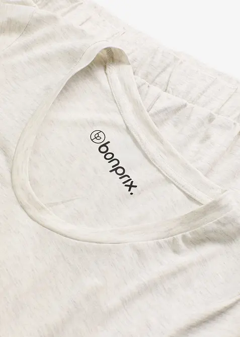 Loungewear-kort pyjamas i lett, mykt materiale, bonprix