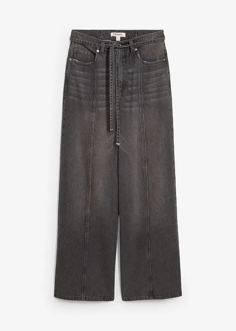 Wide Leg-jeans High Waist, bonprix