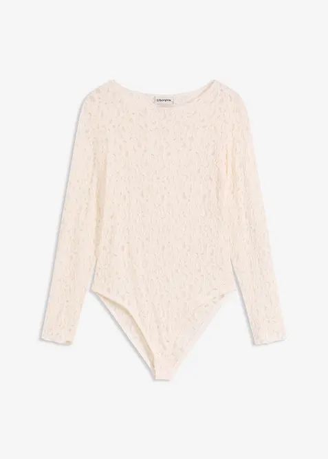 Blondetopp med lodden overflate, bonprix