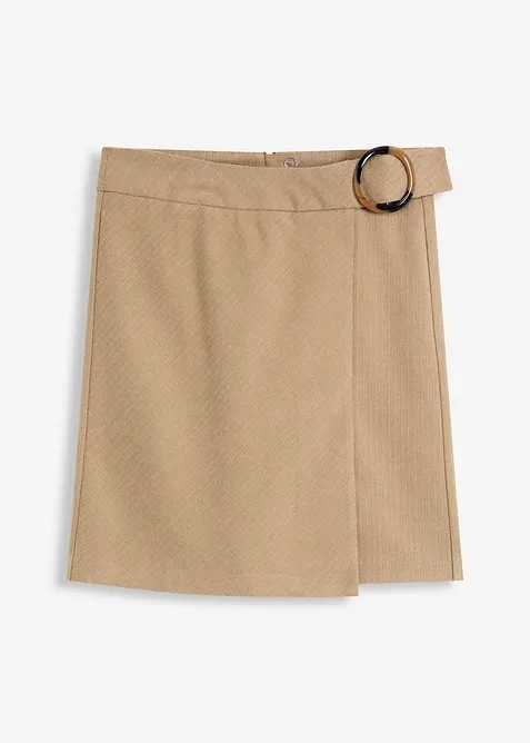 Omslagsskj&oslash;rt med fiskebensm&oslash;nster, bonprix