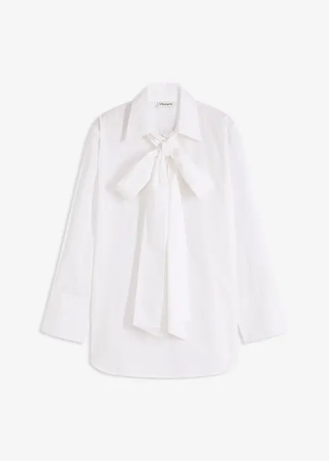 Knytebluse i 100% bomull, bonprix