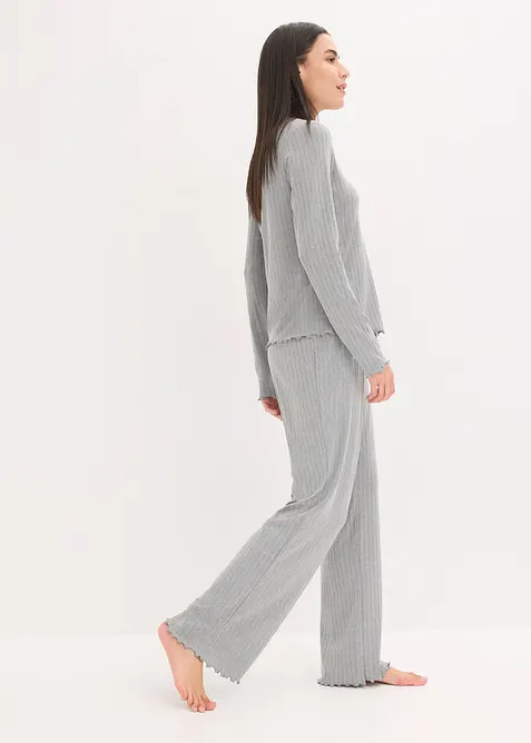 Loungewear-kosedress i myk pointellejersey, bonprix