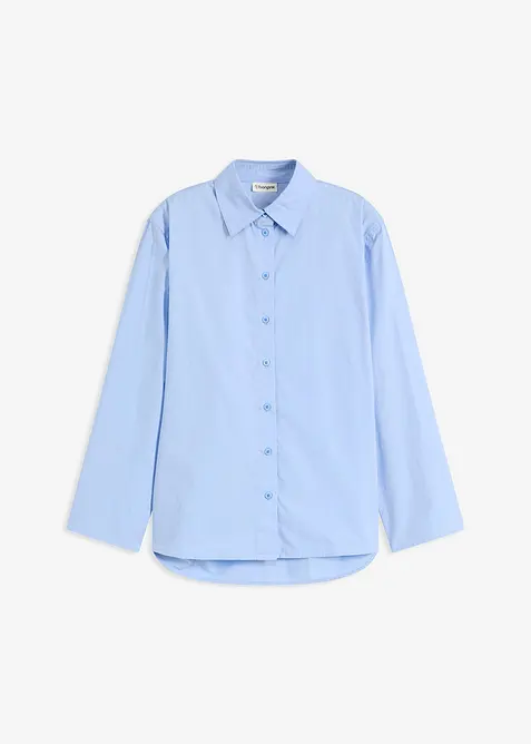 Skjortebluse i 100% bomull, bonprix