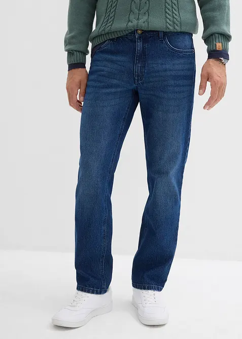 Relaxed Fit-jeans med stretch, Straight, bonprix