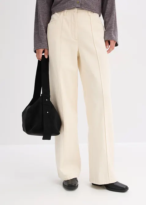 Twillbukse i 100% bomull, bonprix