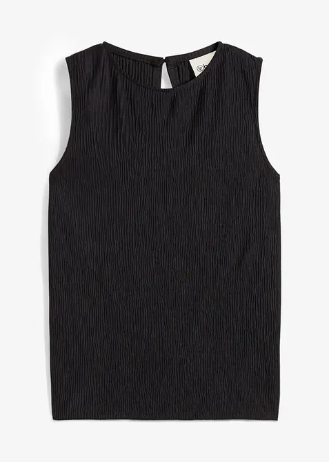 Crinkle topp, bonprix