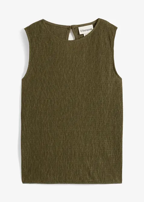 Crinkle topp, bonprix