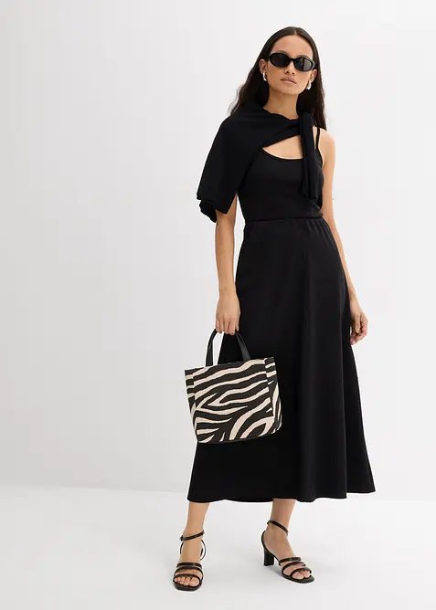 Midiskj&oslash;rt i behagelig Punto di Roma-materiale, bonprix