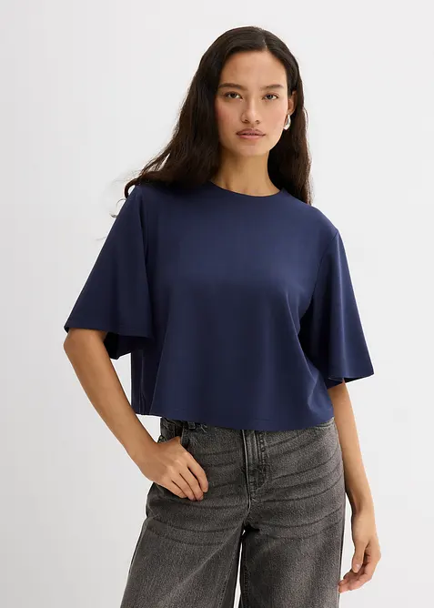 T-skjorte i behagelig Punto di Roma-materiale, bonprix