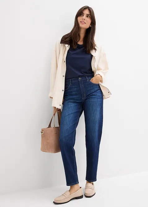 Mom-jeans High Waist, cropped, bonprix
