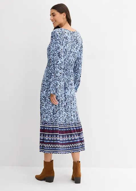 Maxikjole i myk viskose-/elastanmiks, bonprix