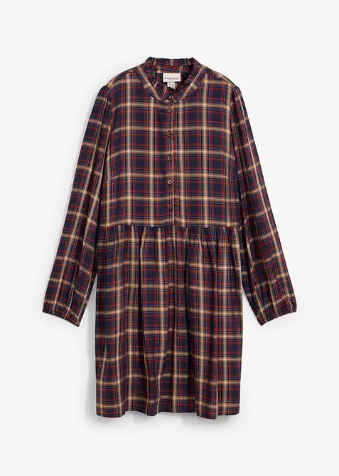 Minikjole i myk viskose, bonprix